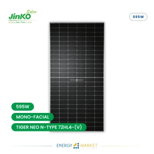 Panneau Solaire Jinko 595W Tiger Neo N-type 72HL4-(V)